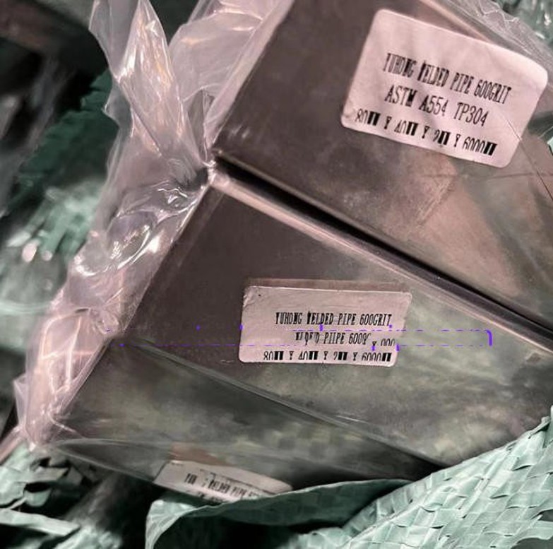 ASTM A554 TP304 Stainless Steel Welded Square Tube ASTM A554 TP304 Stainless Steel Welded Square Tube