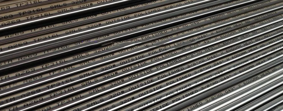 ASTM A269 TP316L 320# Polished Bright Annealed Tube ASTM A269 TP316L 320# Polished Bright Annealed Tube